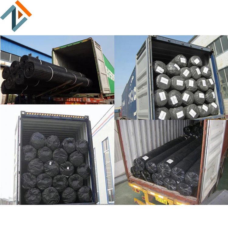 
Good HDPE geogrid steel plastic geogrid 