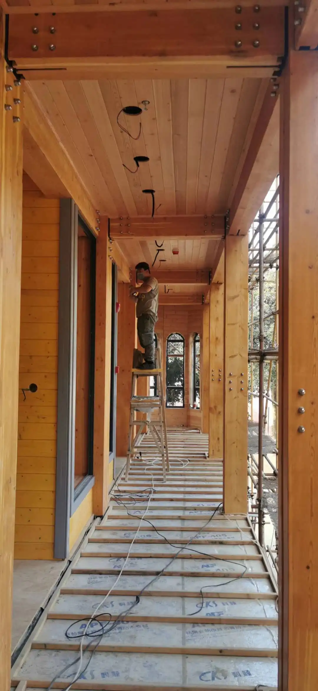 2020 Glued Laminated Wood House fairy Tales World