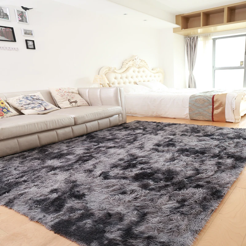 Wholesale China Big Size Soft Plain Floor Shaggy Rug Carpet For Living