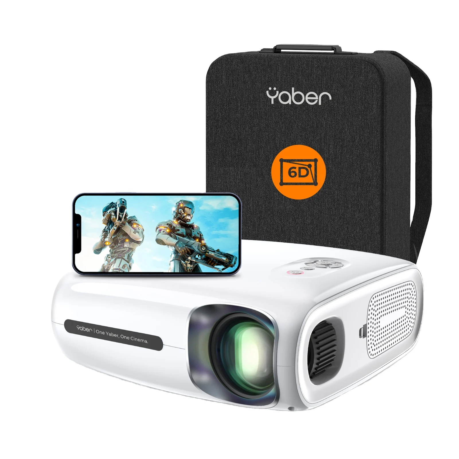  Yaber Pro V7 светодиодный проектор Родной 1920*1080P Поддержка 4K проекторов на базе Android Wi-Fi авто 6 размер коррекция трапецеидальных искажений проекторами