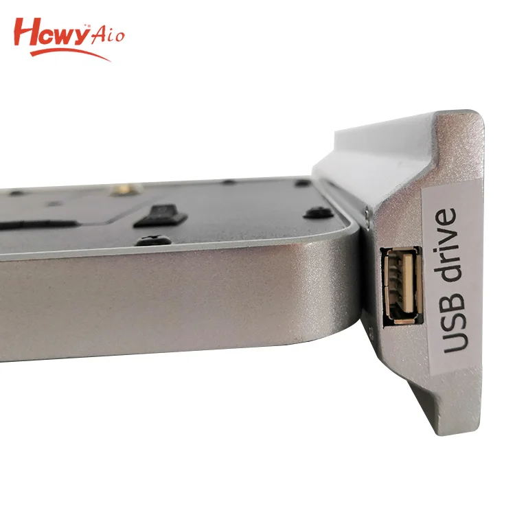 10inch 1024*600 16:9 Aluminium Casing Portable Digital Photo Frame Floor Standing Advertising Player with USB Interface