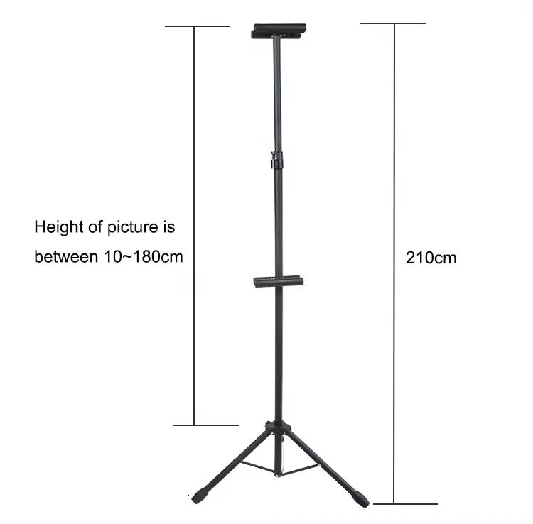 Bview Art Hot Selling Sign Stand for Display Retractable Poster Board Stand Double-Sided Banner Stand Tripod