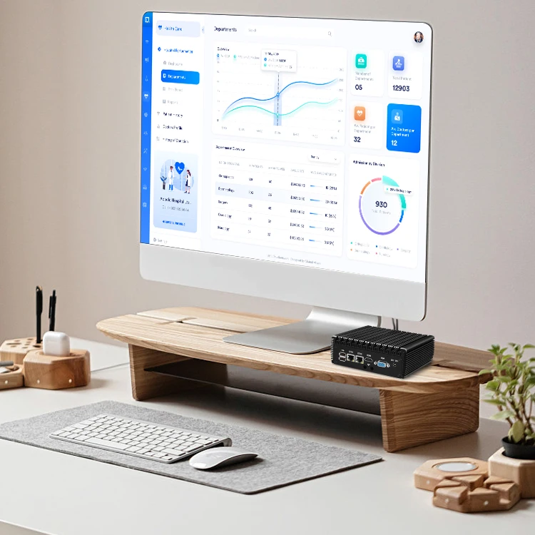 ZHICHUN 1T SSD Game PC Mini PC Intel Quad Core /I3/I5/I7 500G Micro Embedded Computer Celeron Intel PC