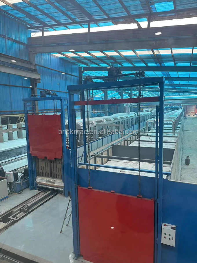 Energy Saving Industrial gas oven Tunnel Hollow Block Firing Automatic Furnace red Brick Making Machine