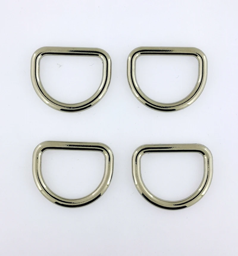 Manufacturer Custom Alloy Buckles Clasp D Rings Handbag Accessories Bag Straps Metal Buckle D Ring