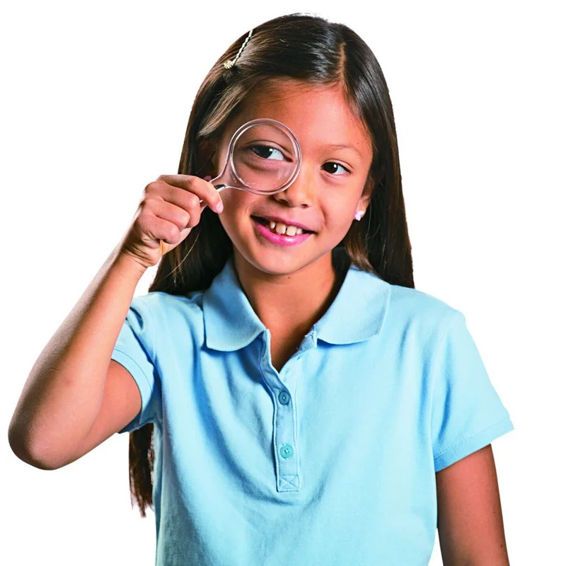 Пластиковое увеличительное стекло для подарка Mini Aid Kids 35 мм