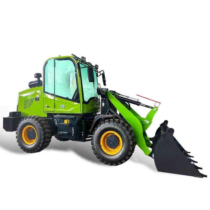 Factory Direct Sales 1.2 Ton Front End Hydraulic Compact Wheel Loader Easy to Operate Farm Machinery