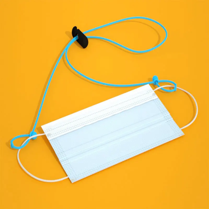 
Wholesale Comfortable Soft Silicone Ear Strap Rope Adjustable Buckle Adjuster Extension Hook Prevent Earache Adjustment 