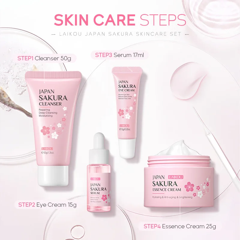 Beauty Care Products Facial Whitening Rejuvenating Anti Aging Luxury Skin care Kit Organic Face Serum Skin Care Set