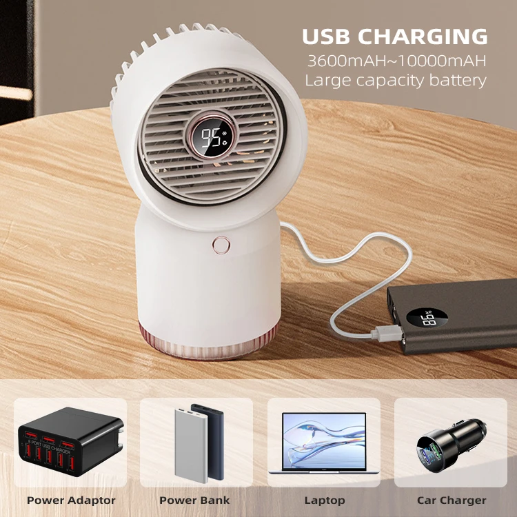 Potable Chargeable Mini Air Conditioner Cooler Usb Battery Air Cooler Mist Fan