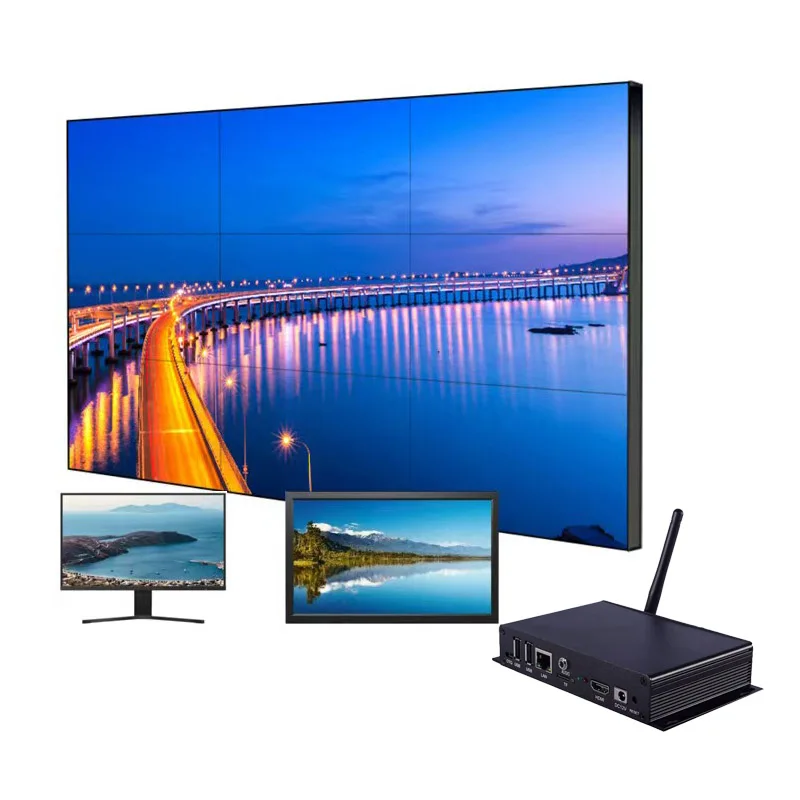 4K Network Multimedia Information Playback Box Remote Control RK3288 Android Box USB WIFI  for Digital Signage