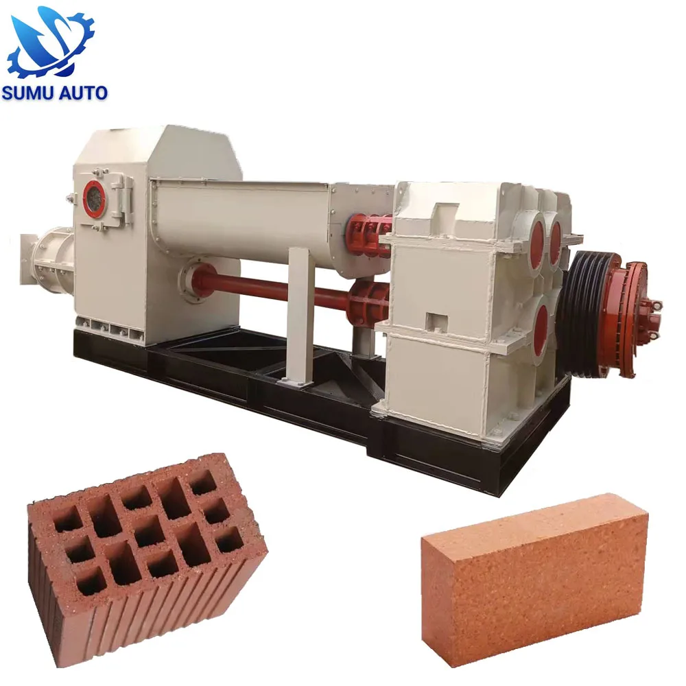 Semi-Auto Mud Clay Brick Block Making Machine In Sudan