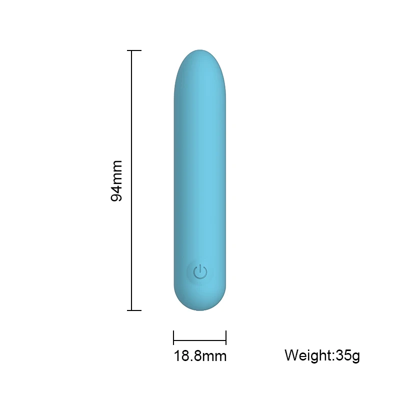 Full Silicone USB Rechargeable Mini Bullet Vibrator Sex Toys for Women Vagina Massager