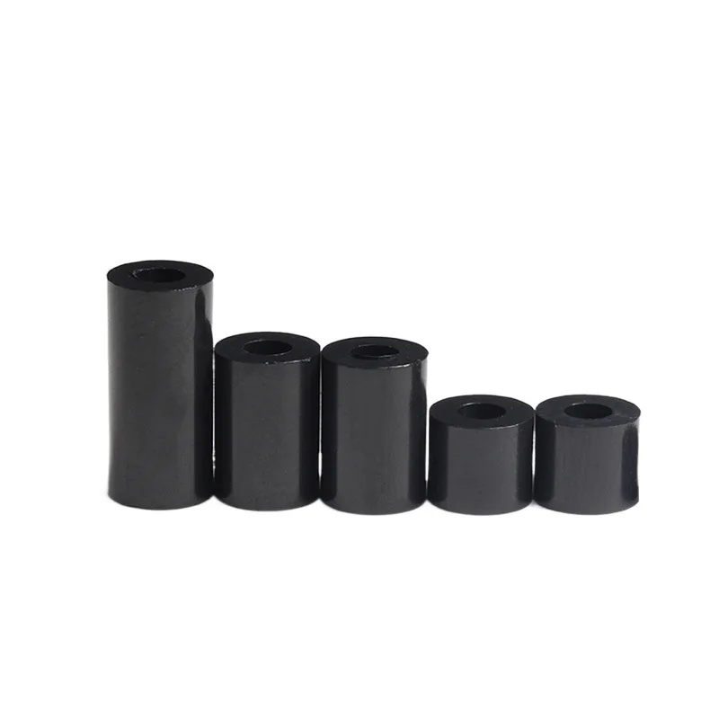 OEM Law Price Black  White Nylon ABS Plastic Round PCB Standoff Spacers