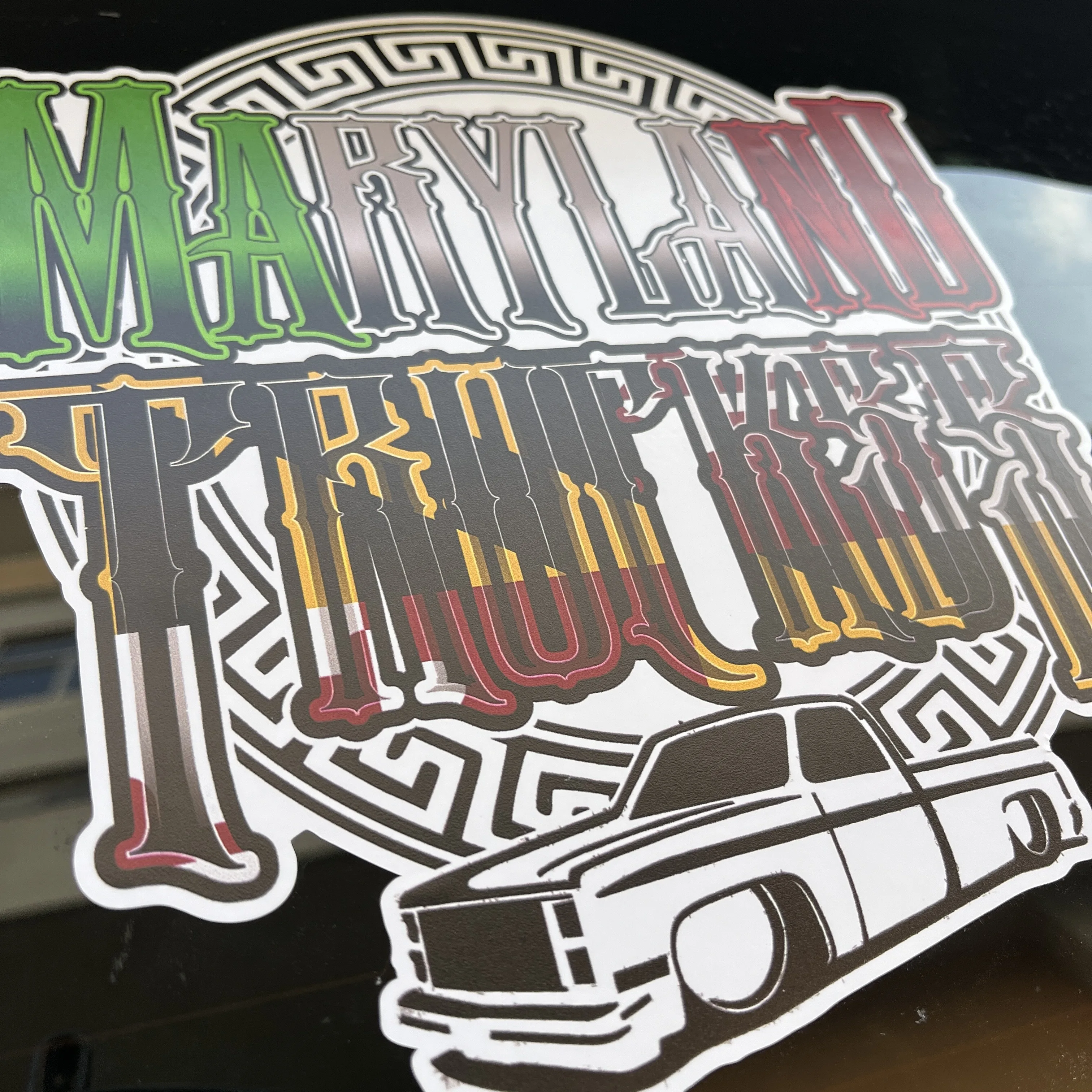 Outdoor Uv Protective Weatherproof Car Decal Vinyl Transfer Bumper Sticker Custom Logo Vehicle Windshield Car Window Stickers