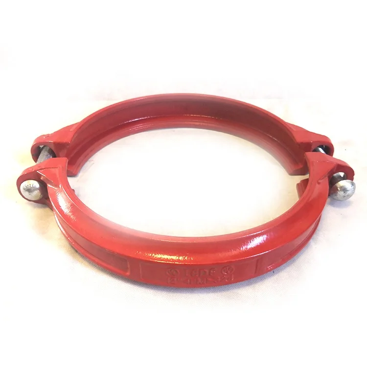 XHYXFire Joint flexible coupling with red color Grooved pipe fitting
