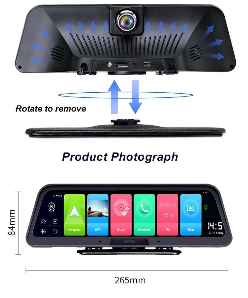  4G ADAS приборной панели автомобиля FHD 1080P 10 дюймовый IPS экран с двумя объективами Android 8 1 автомобильный видеорегистратор ик ночного видения GPS wi-fi камера заднего вида firstscene