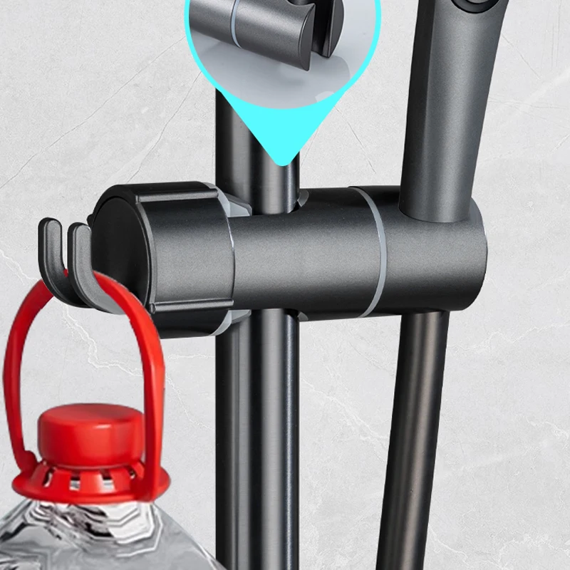 Universal Shower Head Holder Adjustable 18~25mm ABS Chrome Shower Rail Holder Bathroom Accessories Shower Mounting Brackets