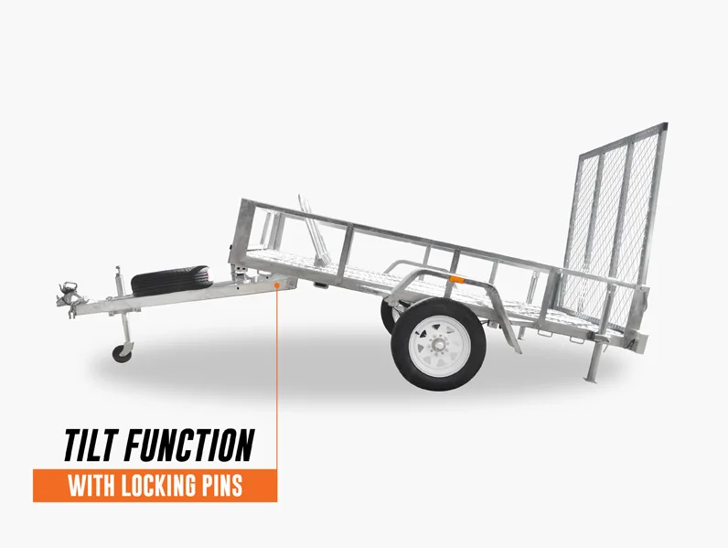 2020 хит продаж! 8X5 оцинкованный мотоцикл/ATV трейлер для продажи