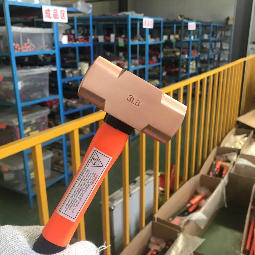 Non sparking tools factory manufacture copper sledge hammer