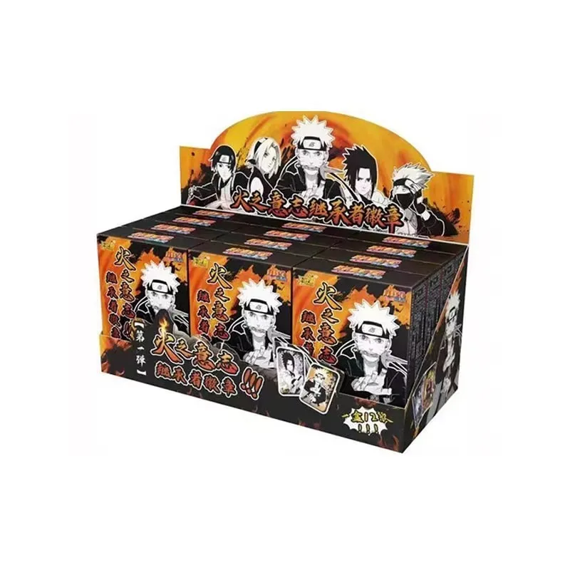 Kadyou Naru Medal Badge Card Fire will Successor Badge BR Card Anime Character Hinata Tsuneko Sasuke Collection Card Gift