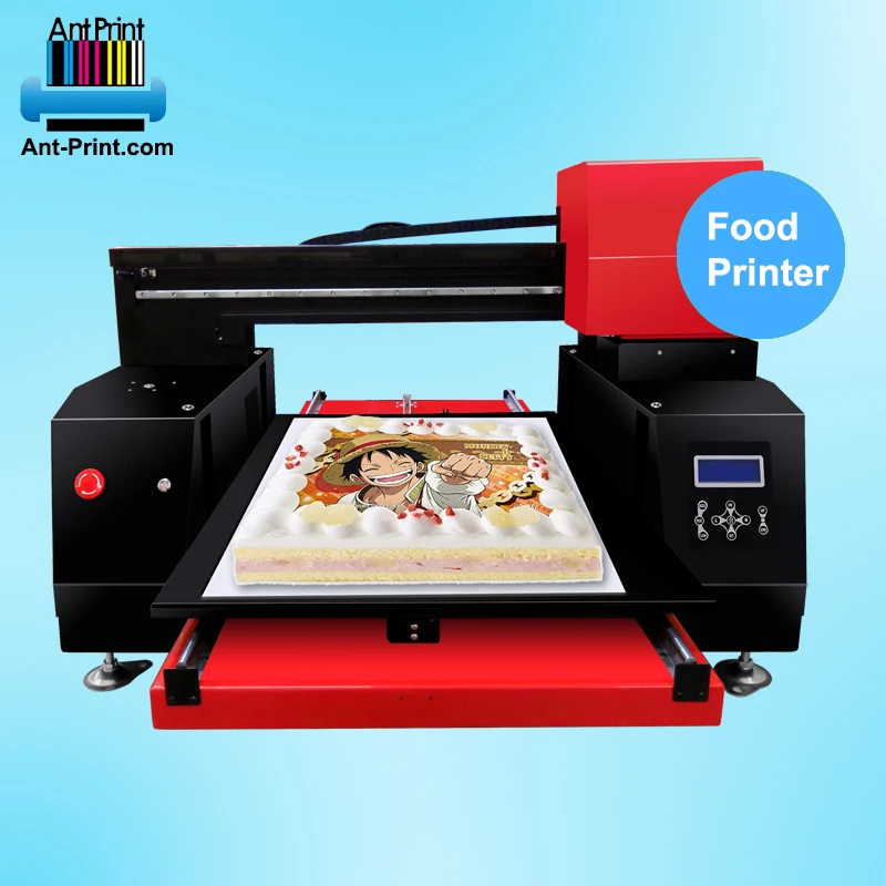 Big format 6090 edible cake food printer machine also for marshmallow macaron chocolate inkjet printer printing machine