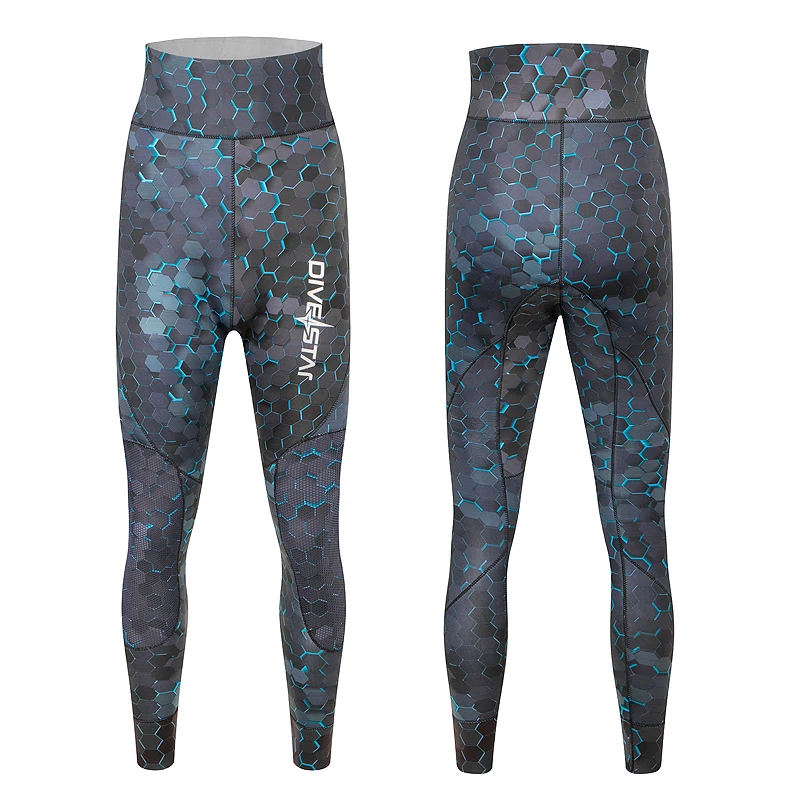 DIVESTAR Wetsuit Spearfishing Yamamoto Neoprene Diving Camo Wetsuits Titanium Coating Lining Unisex Swimming GBS Suit 3MM 5MM
