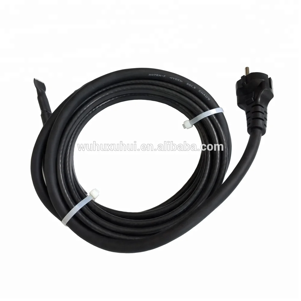 Black Outdoor floor heating cable for Russia