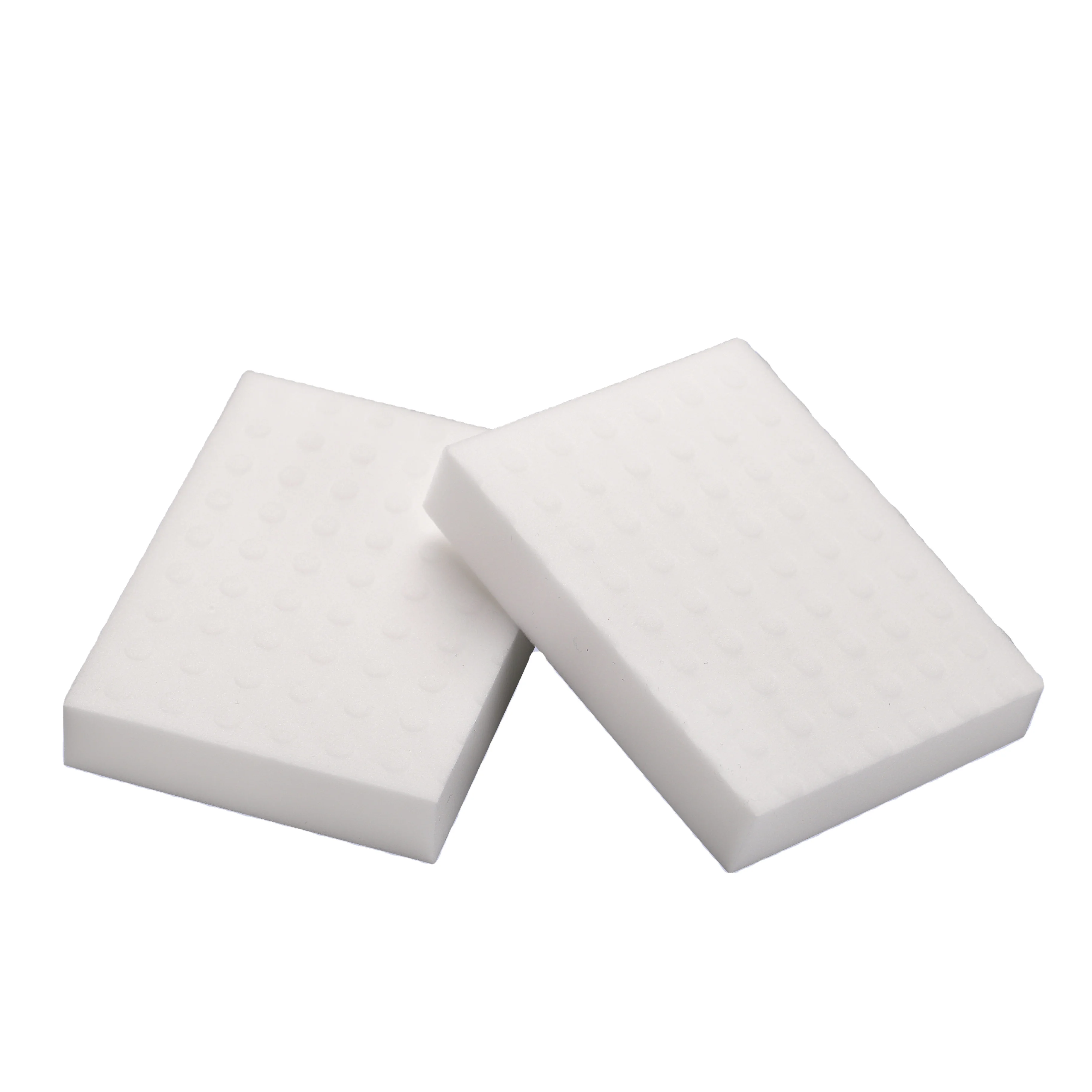 Customized Melamine Cleaning Block Nano Magic Eraser Sponge for Washing Dishes PVC Bag Custom White Sponges & Scouring Pads