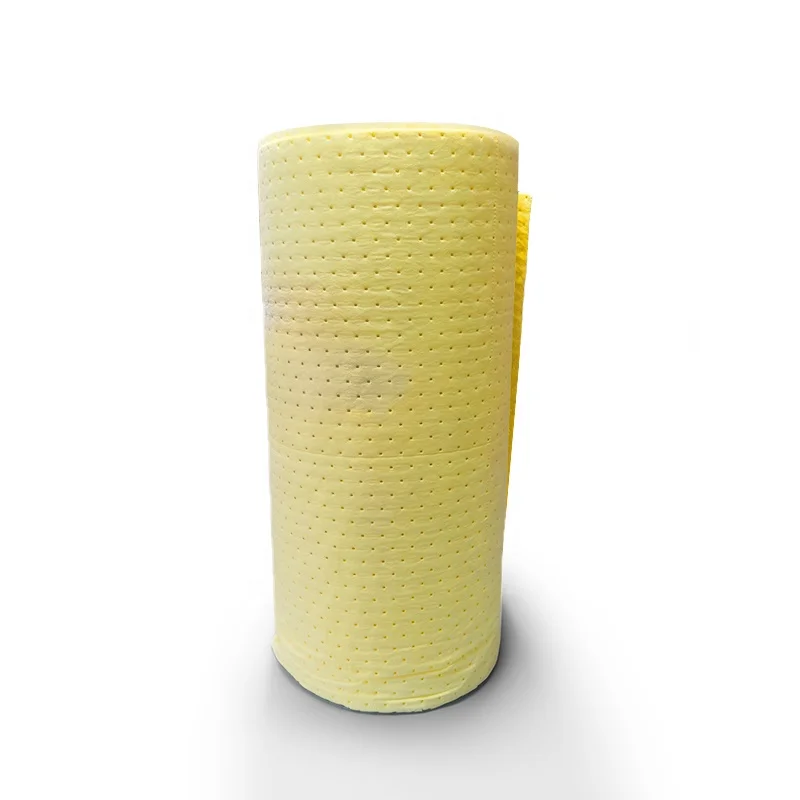 Впитывающие рулоны Hazmat с звуковой связью для отходов химической промышленности