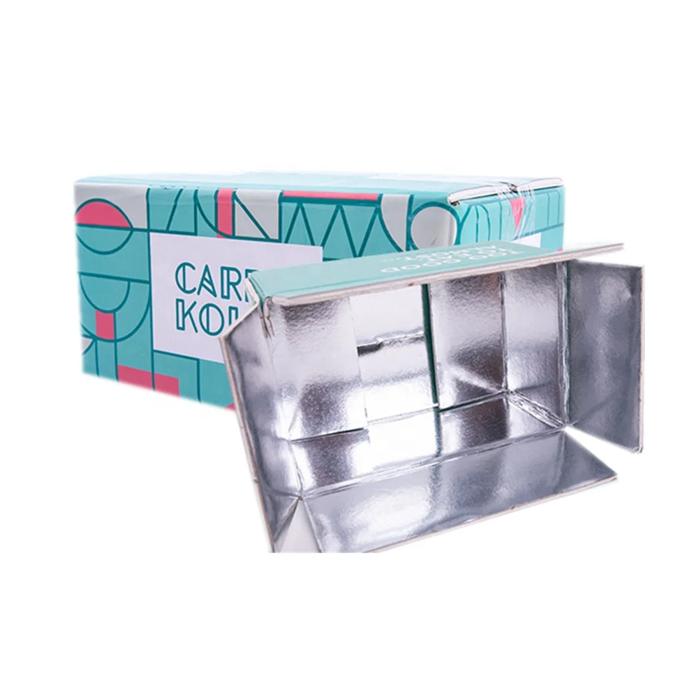 Meat Frozen Food Packing Thermal Insulated Cardboard Box For Cold Chain Transportation