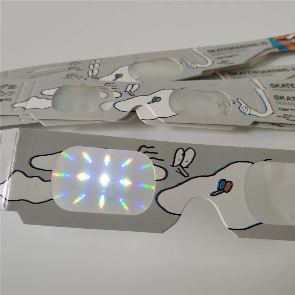 Customization paper fireworks diffraction glasses for Fireworks Displays Holiday Lights Club Concert Lights