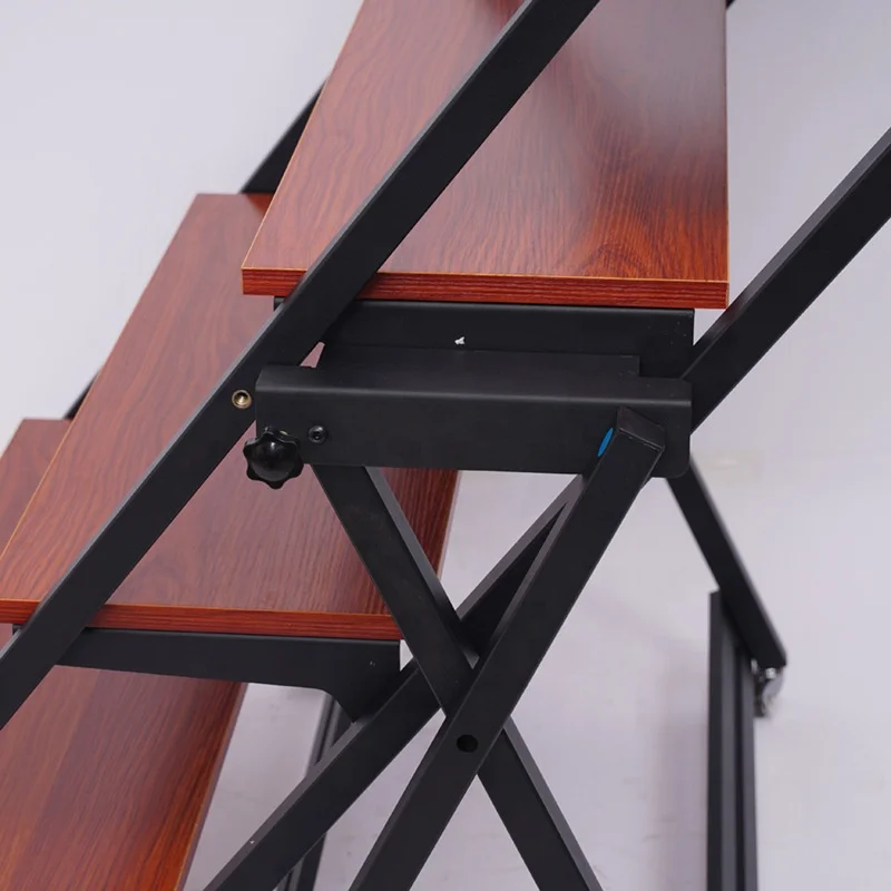 New multifunctional wall-mounted deformable folding table universal wheel swivel retractable dining table wholesale