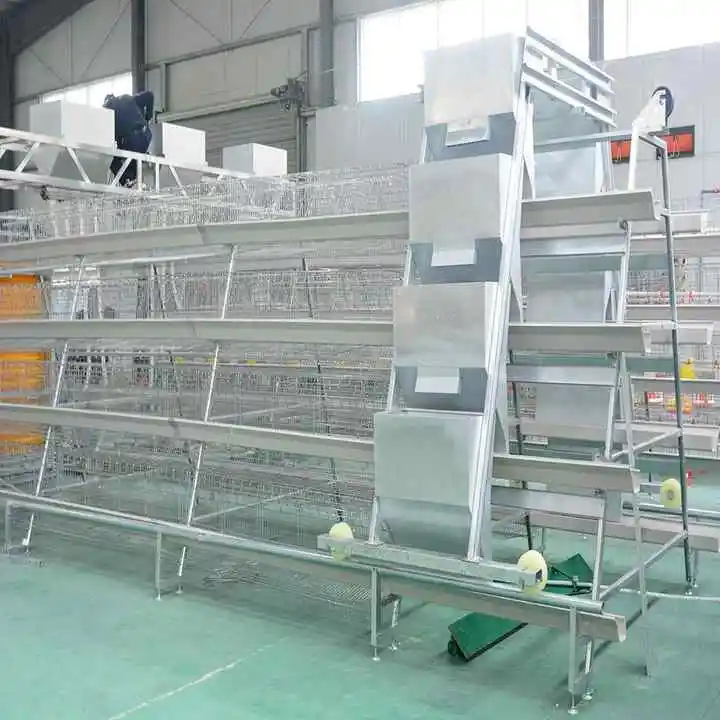 Anti-Rust Galvanized 3 4 Tiers A-Type Baby Chicks Breeding Cage for Growing Egg Layer Production