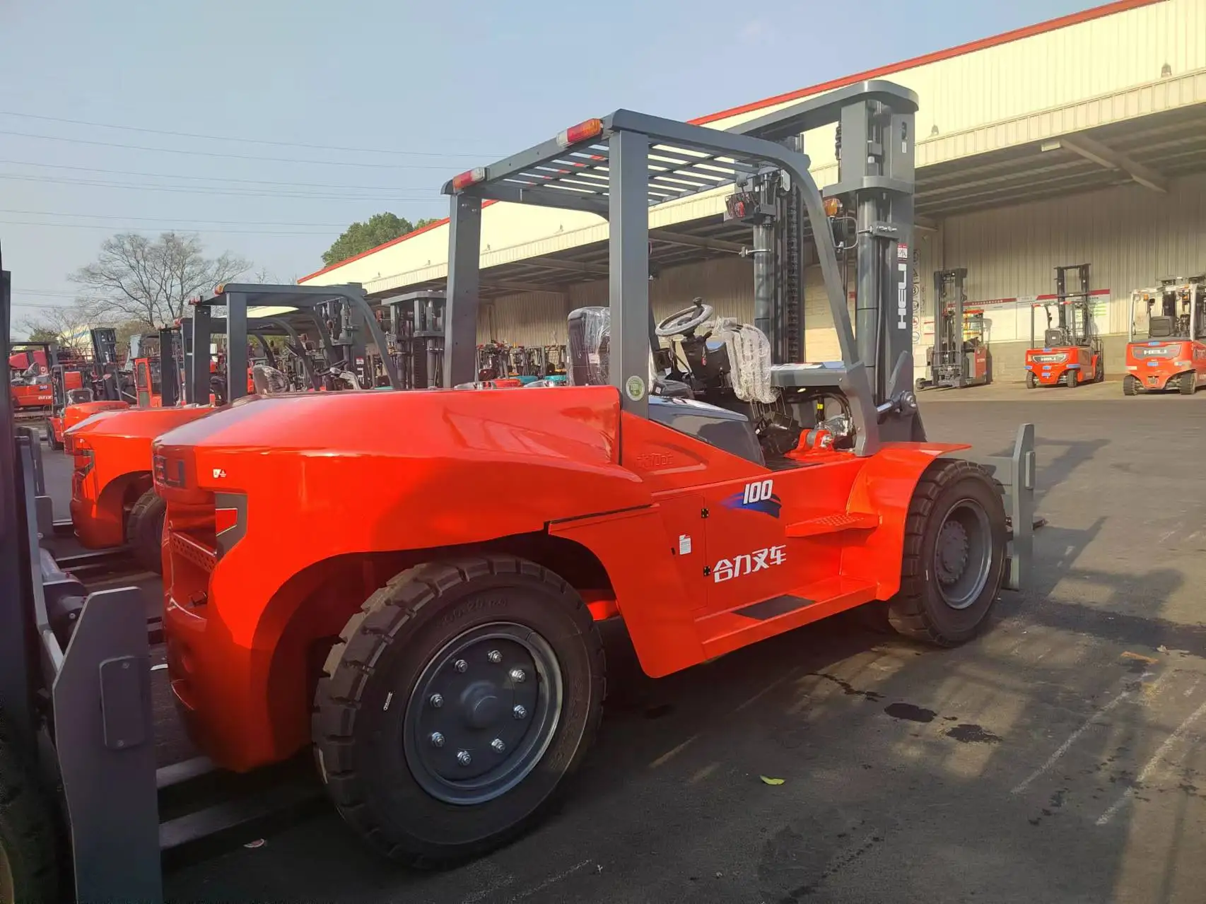 freeship High Quality Heli 10T Forklifts CPCD100 Great Logistic Equipment cheap original Truck new/used second hand forklift EPA