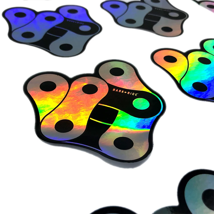 Custom Anime Stickers Holographic Sticker Label Waterproof Printing Adhesive Holographic Sticker Sheet