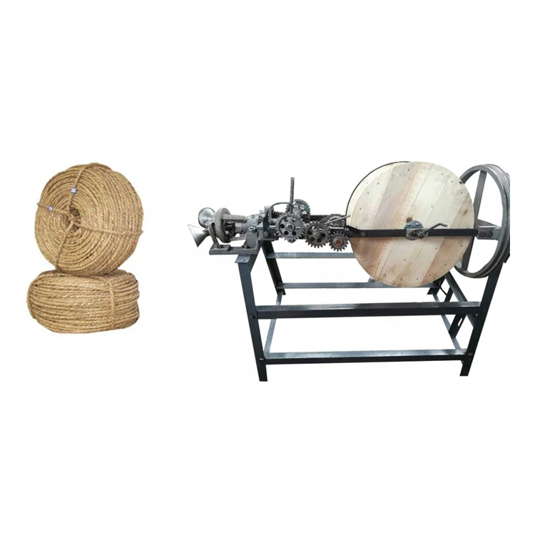 Automatic Agricultural straw rope making machine hay band spinning machine rice straw rope machine