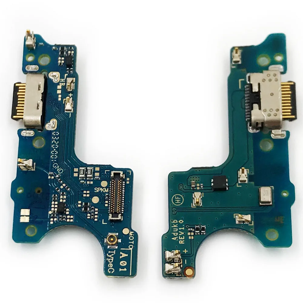Оригинальный зарядный USB-порт гибкий кабель для Samsung A01 Core MIC наушники аудио зарядное устройство разъем Запасная