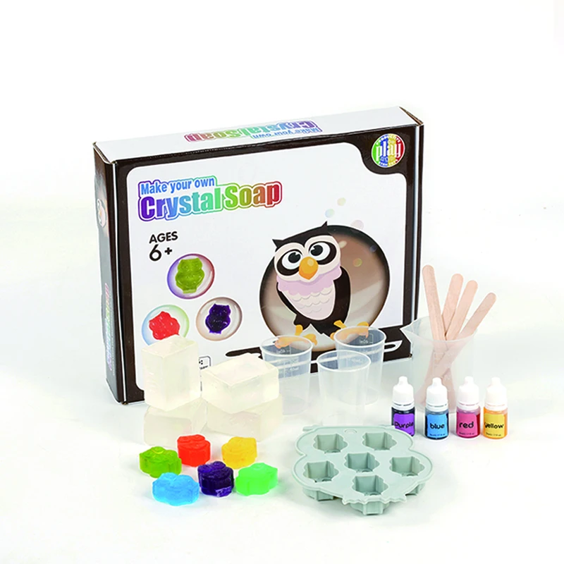 LFDIY6091 Colorful Fruity Soap Harmony Fruit Soap Bath Soap Transparent Handmade For Children
