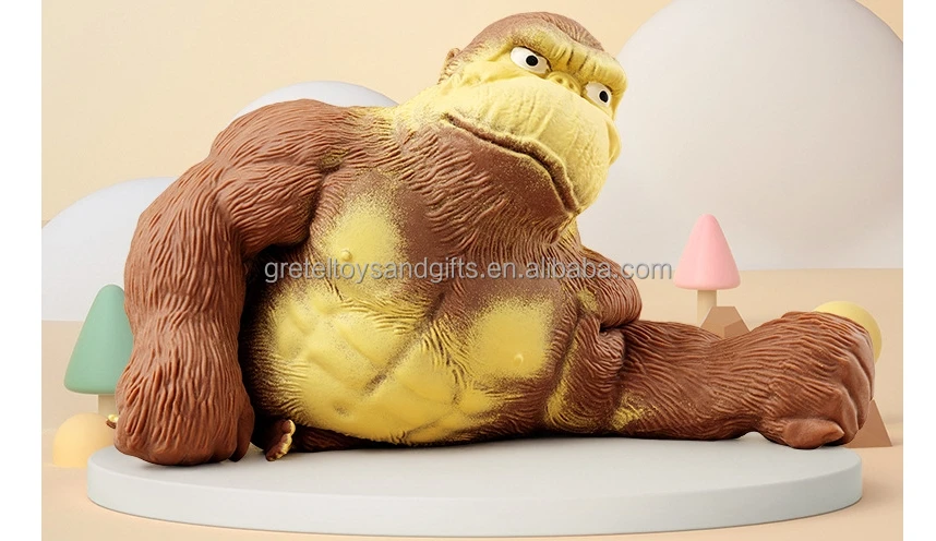 Gretel Toy Quality Memory Sand Stretchy Gorilla Explosion Pressure Relief Monkey Toy Stress Relieve Toy For Kids and Adult