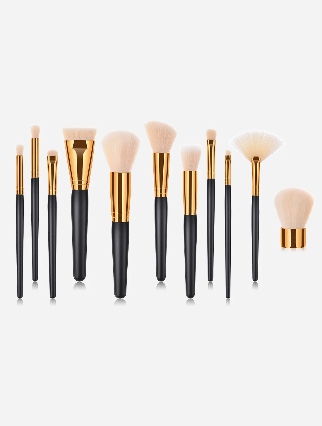 cosmetics wholesale price natural hair makeup brush set