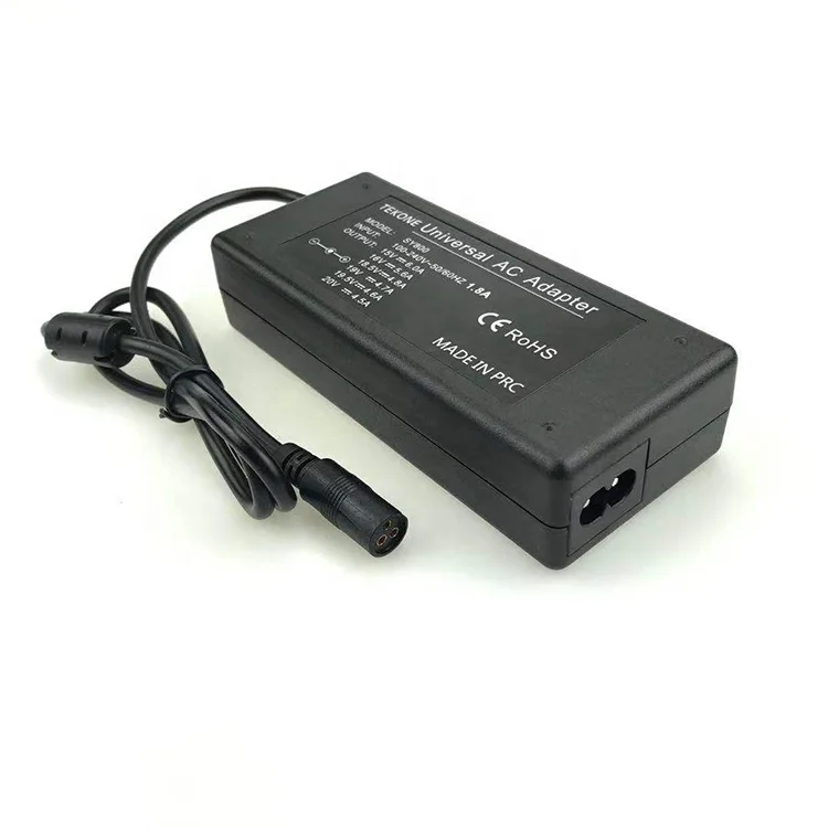 
Universal Automatic 90w 100w Universal Laptop Charger with DC 8 Tips 