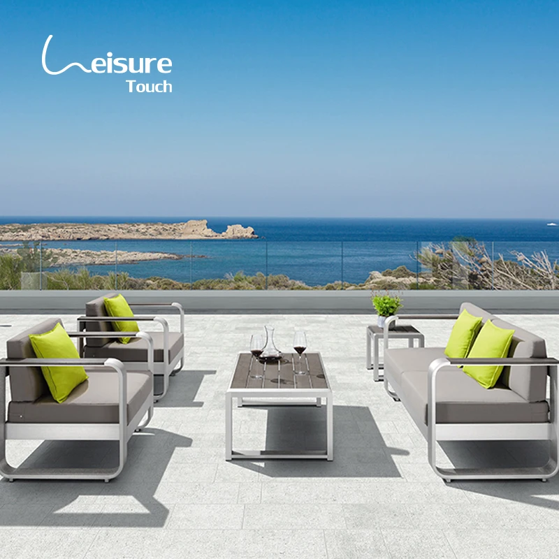  LeisureTouch алюминиевая рама для внутреннего дворика современный комплект садовой