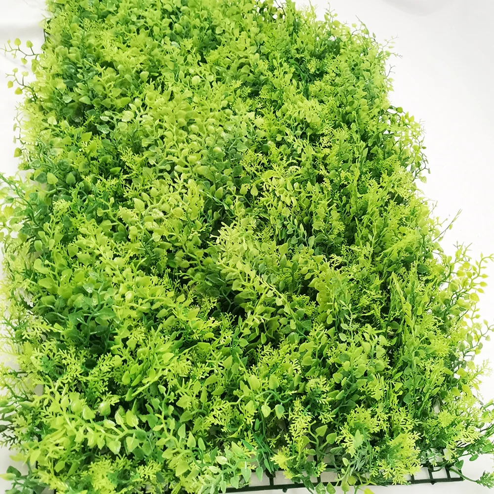 
High Quality Manufacture Plastic Artificial Boxwood Hedge Artificial Green Grass Wall For Garden/Shop/Hotel Decoration 