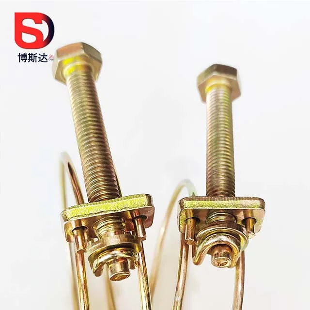 stainless steel round clips double wire hose clamps