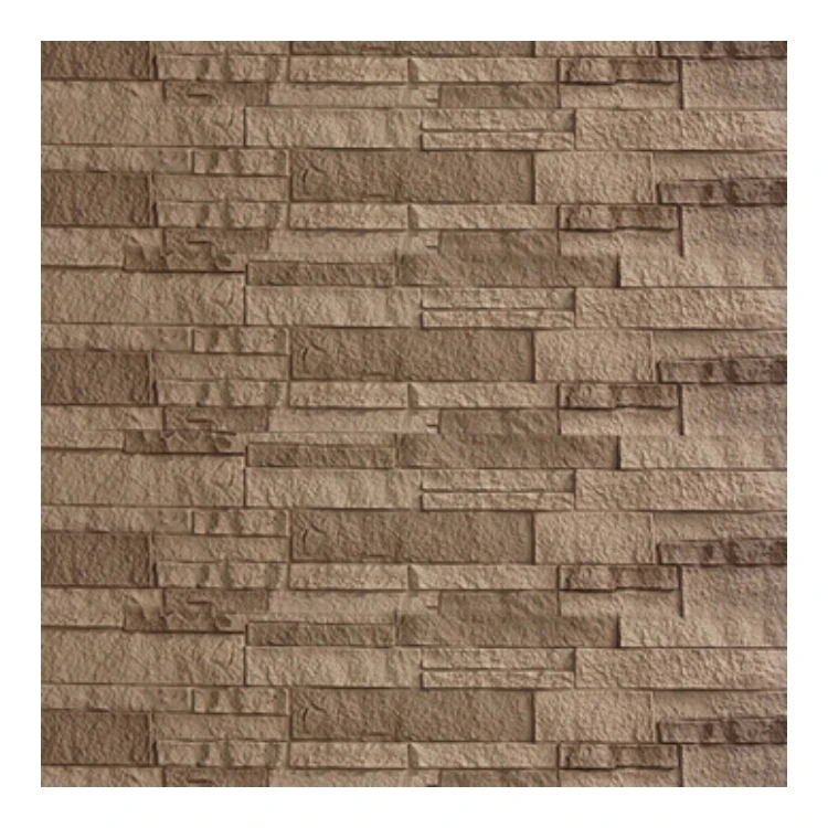 NEU 2024 Exterior 3D Faux PU Brick Siding Texture Foam Stone For Artistic Cladding Faux Stone Interior Wall Panel