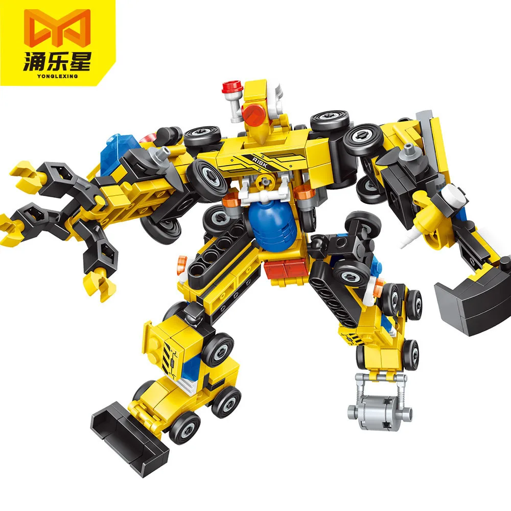 Education Programming Robot Electric Remote Control Car Assembly Small Particle Building Block Set