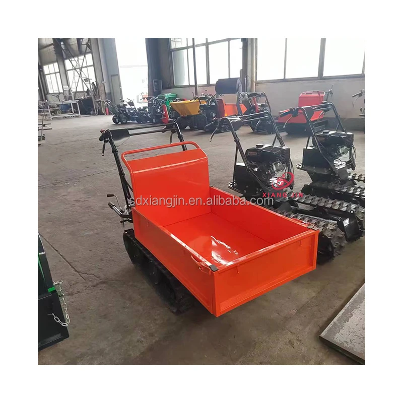 High Quality Export Mini Truck All-Terrain Crawler Chassis Transporter Right Hand-Pushed Small Handling Crawler Truck New