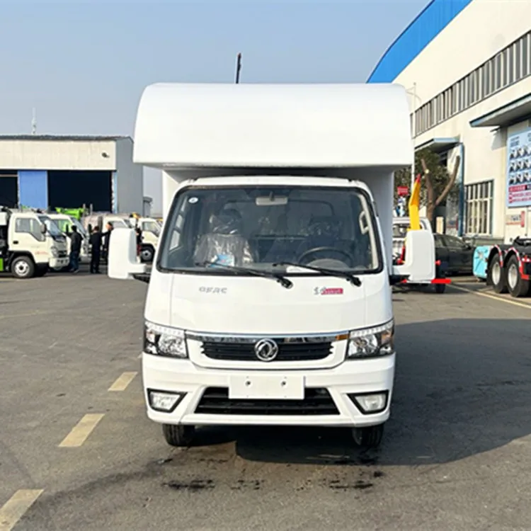 DongFeng Small mobile sales truck Multi-purpose van truck move the cooking truck Kitchen car