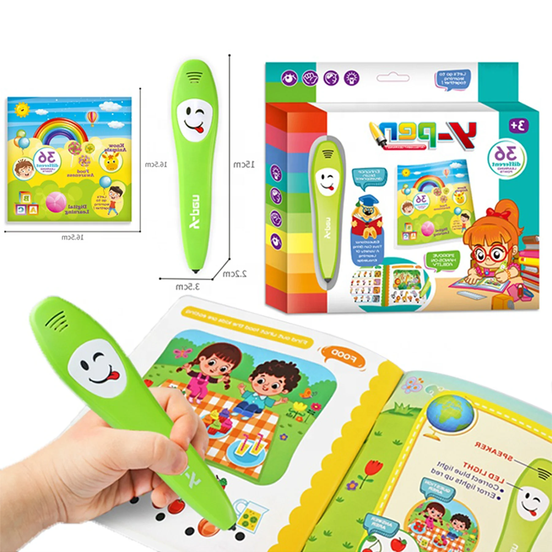 Распродажа говорящая игрушка английская логика звуковое чтение Y-pen детская умная цифровая ручка обучающая машина для детей